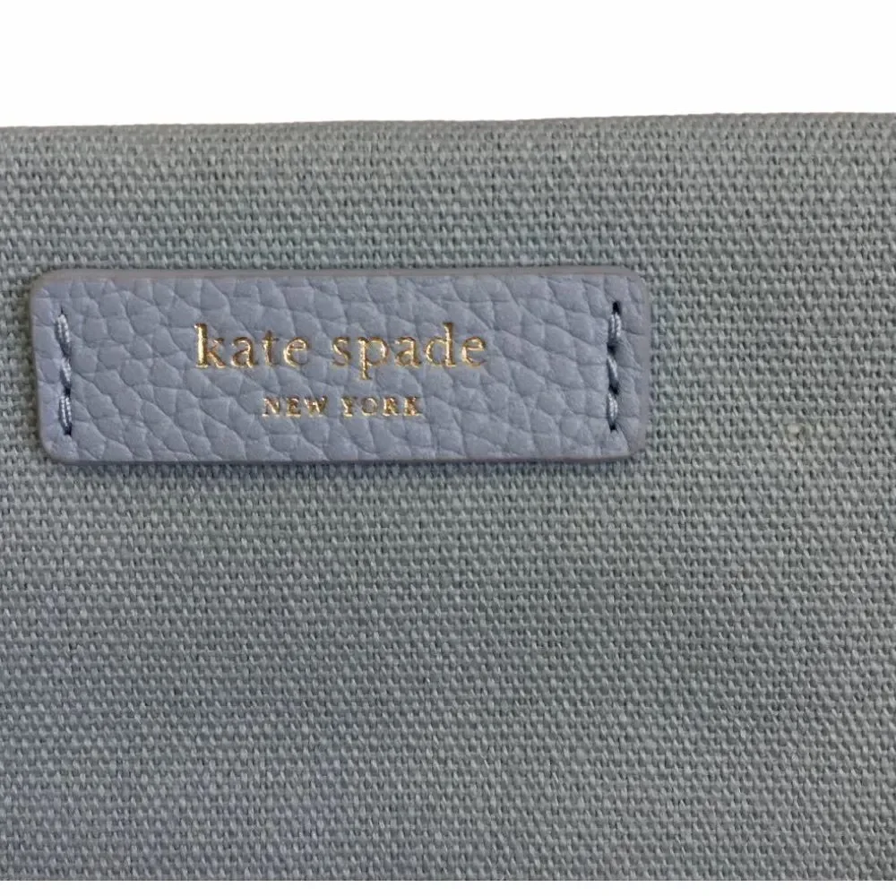 NWT Kate Spade Light Blue Cosmetic Bag in One Size
